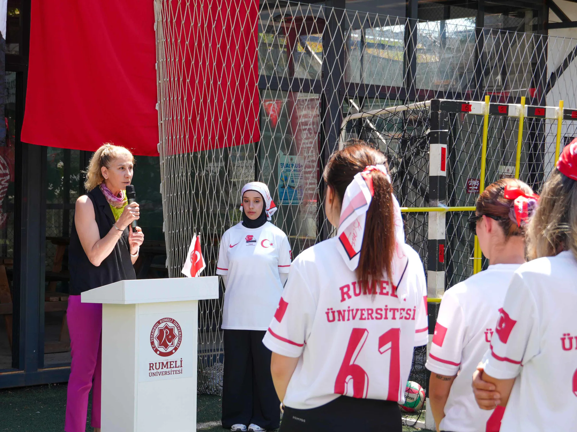 Rumeli Üniversitesi spor etkinliği açılışı
