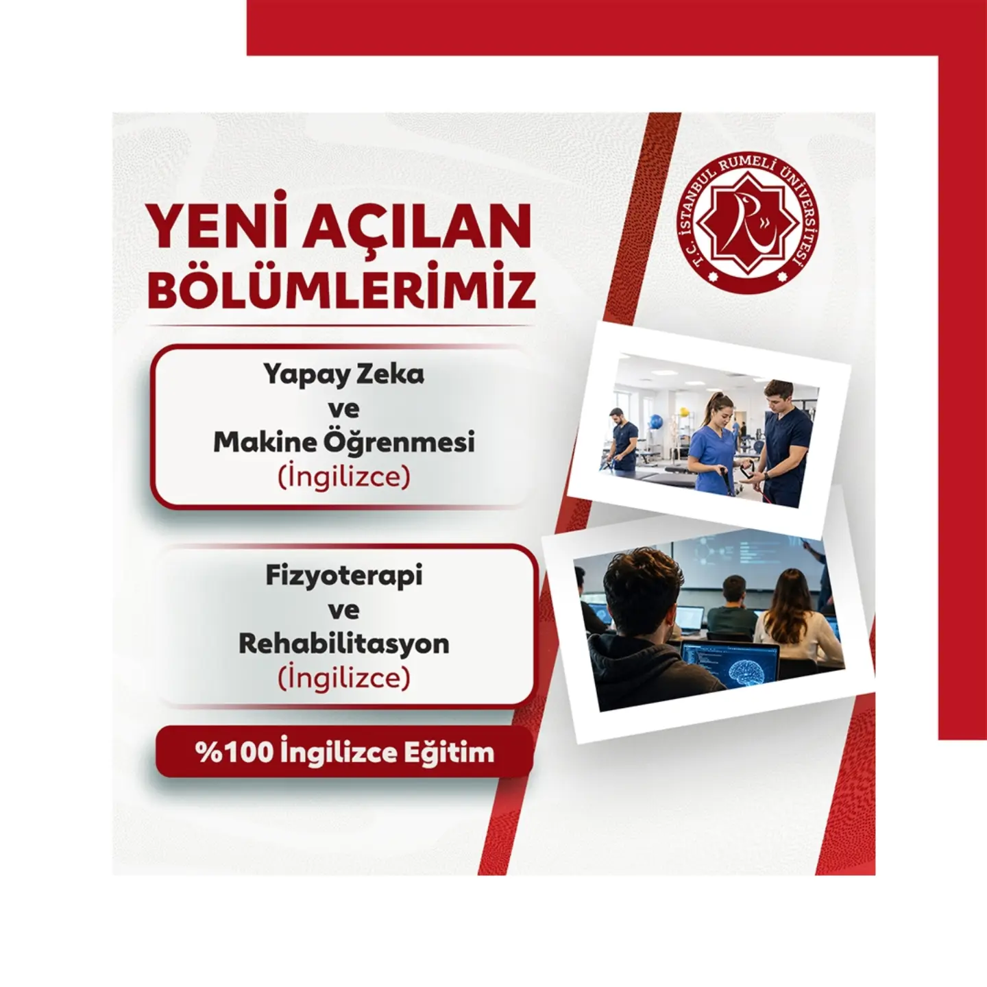 Rumeli Üniversitesi yeni bölümler sosyal medya tasarımı